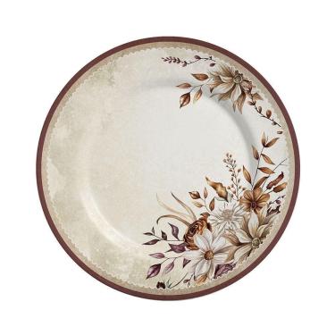 Imagem de Prato Raso Copa E Cia Aquarelle Em Cerâmica Adele