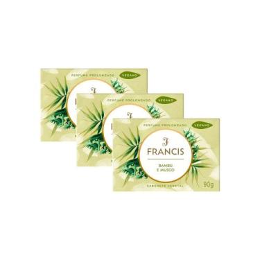 Imagem de Kit 3 Sabonete em Barra Francis Bambu e Musgo 90g