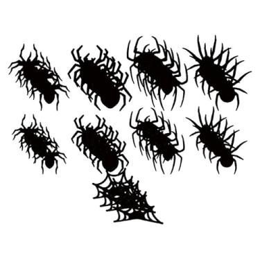 Imagem de Fenteer Adesivos de parede 3D de Halloween com decorações engraçadas e leves, decoração de parede de terror para porta de casa e sala de jantar, 36 Peças