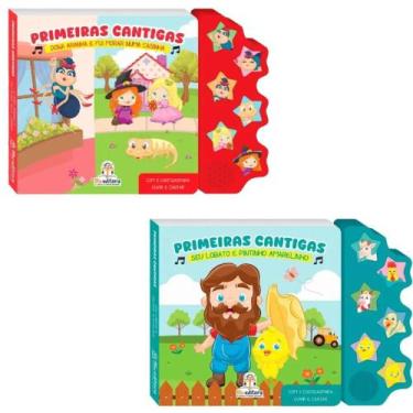 Imagem de Kit Primeiras Cantigas: Dona Aranha + Seu Lobato (2 Vol) - Kit de Livr