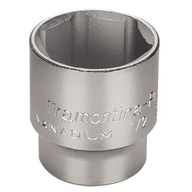Imagem de Soquete Sextavado em Aço Cromo Vanádio 34 mm - Encaixe 1/2" Tramontina