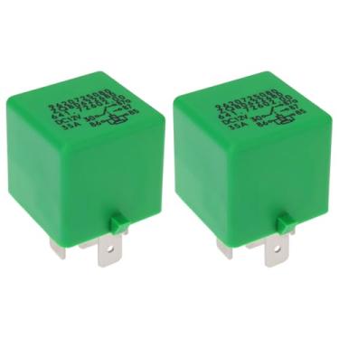 Imagem de YINETTECH 2 peças de relé de ventilador de radiador compatível com Citroen compatível com Peugeot 206 207 306 307 406 407 807, 6547TX 9620725080