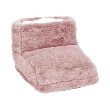 Imagem de Aquecedor De Pés Elétrico De Fleece Com Carregamento USB, Almofada De 