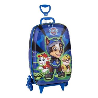 Imagem de Mala De Viagem Infantil Com Rodinha Harry Patrulha Canina 3d