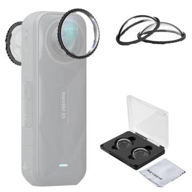 Imagem de REYGEAK Para filtro UV Insta360 X5, lente padrão de substituição para acessórios oficiais Insta360 X5
