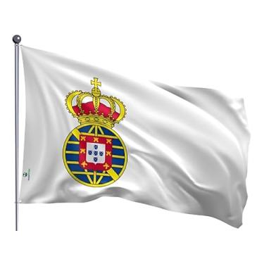 Imagem de Bandeira Reino Unido de Portugal, Brasil e Algarves Estampada Dupla face 0,70x1,00m