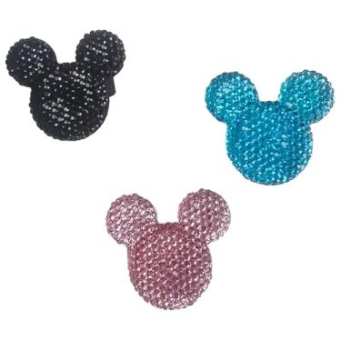 Imagem de YBWYDH Pacote com 3 travas deslizantes de mouse para MagicBand 2.0 e MagicBand + protetores de pressão para relógio inteligente multicoloridos, pulseiras de segurança para relógio inteligente feitas