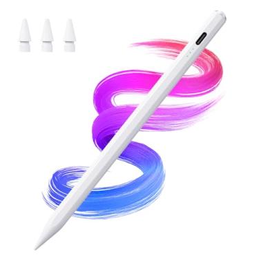 Imagem de Hastraith Caneta Stylus para iPad (2018-2025) - Carregamento 2X mais rápido com sensibilidade de inclinação e rejeição da palma da mão para iPad 11/10/9/8/7/6ª geração, Air 7/6/5/4/3/M3/M2, Pro 33.0