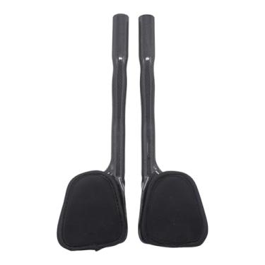 Imagem de simhoa Apoio de Bicicleta para Guidão, Apoio de Braço para Bicicleta, Almofada de Esponja, Aerobar para Bicicleta, Triatlo, Bar, Preto Brilhante