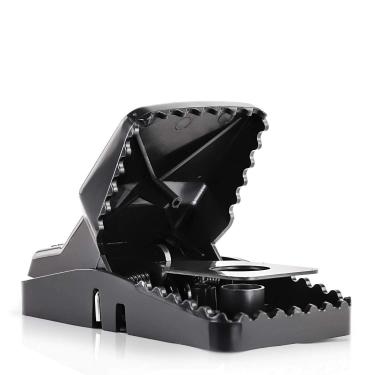 Imagem de eXuby Armadilhas grandes e poderosas para ratos - mata instantaneamente com mola de aço potente - Configuração em segundos - Lavar e reutilizar mais e mais - Eliminação de mãos livres - Controle de