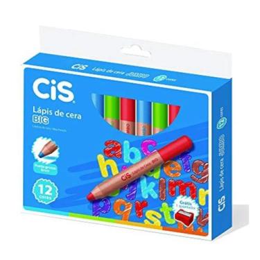 Imagem de Lapis De Cera Jumbo Com 12 Cores - Cis