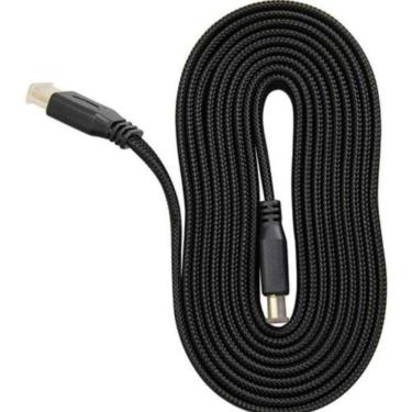 Imagem de Cabo HDMI 10m 2.0 Ultra HD 4K 3D de alta velocidade com conexão dourada