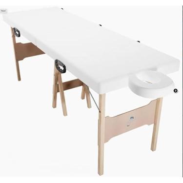 Imagem de Maca Dobravel/Portátil/Apoio de cabeca (130)(Branco)