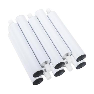 Imagem de Colaxi 10x Tubos de Alumínio Vazios para Pasta de Dente Tubos de Tinta Multifuncionais Recipiente de Embalagem de Viagem para Creme para as Mãos Cosméticos