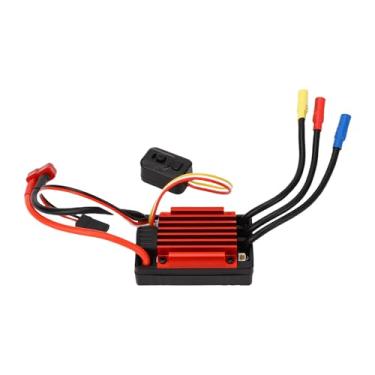 Imagem de Garosa Sensor Sem Escova RC ESC, Controlador de Velocidade Eletrônico Sem Escova Com Proteção Térmica, Design à Prova de Chuva, Desempenho Aprimorado para Caminhões e Quadriciclos 1/10