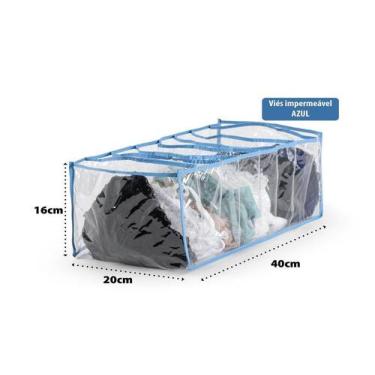 Imagem de Organizador De Roupa Colmeia Para Camisetas, Bermudas, Shorts Tamanho 