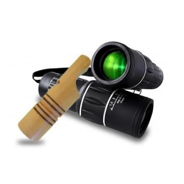 Imagem de Apito De Madeira Inhambu Açu Modelo 05 + Luneta Observação de Pássaros