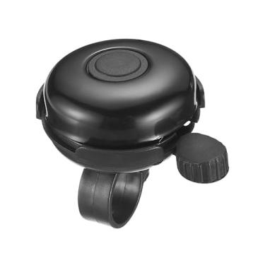 Imagem de Campainha de bicicleta clássica de alumínio alto e nítido som claro para adultos preto