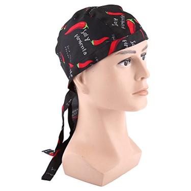 Imagem de Chapéu de catering, chapéu de chefe de pirata cozinha restaurante garçom garçom chapéus de catering (pimenta pequena)