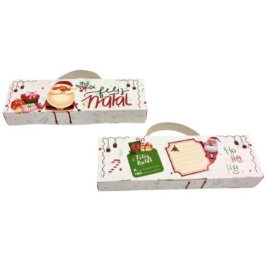 Imagem de Caixas Capa Porta Bis de natal Com Alça (10 Caixas) (NOEL SENTADO VERMELHO)