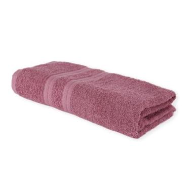 Imagem de Toalha de Banho Gigante 100% Algodão Fio Penteado Super Macia e Absorvente 76x150cm (Rose)