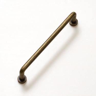 Imagem de NIBNIE Pacote com 10 puxadores de armário de cozinha de 12 cm de centro a centro de latão antigo, puxador de gaveta retrô clássico vintage para gaveta armário cômoda guarda-roupa