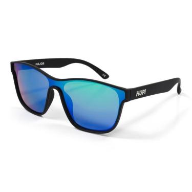Imagem de Óculos de Sol HUPI Major Preto Lente Verde Espelhado Polarizado-Unissex