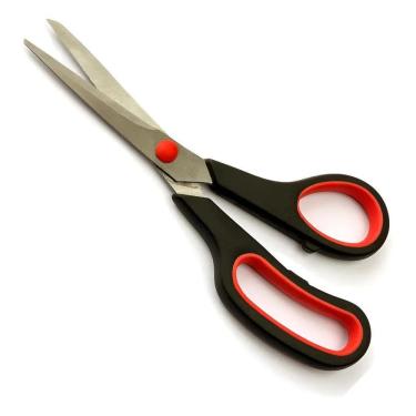 Imagem de 2X Tesoura Grande Multiuso Escritório Inox 21Cm