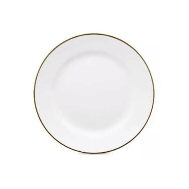 Imagem de Jogo De Pratos Sobremesa Em Porcelana Flamingo Com 6 Peças 22cm Oxford Sofia