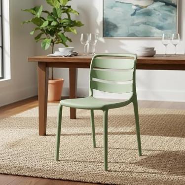 Imagem de Kit com 4 Cadeiras Lisboa, Sem Braço, Conjunto de Cadeiras para Sala de Jantar (verde musgo)