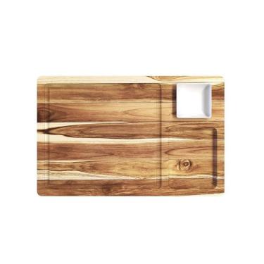 Imagem de Petisqueira Em Madeira Teca Com 1 Pote - Stolf único