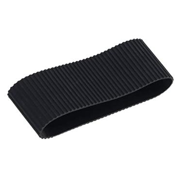 Imagem de Tbest Substituição de borracha de zoom de lente durável ajuste preciso para EF S 18 55 mm F3.5 .6 é câmera digital preta