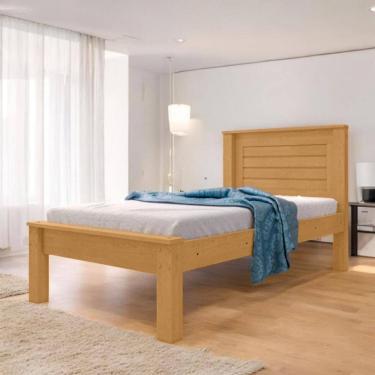 Imagem de Cama Solteiro Confortável e Moderna Luz Naturalle com Colchão