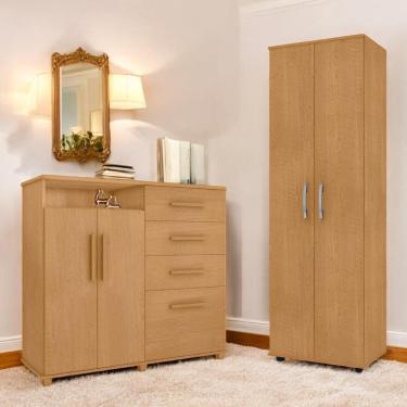 Imagem de Conjunto de Cômoda e Multiuso Naturalle para Quarto