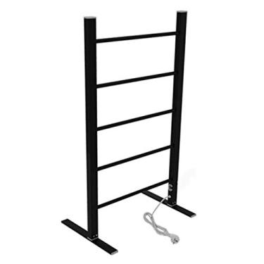 Imagem de BSNANCA Secador de toalhas elétrico em pé aquecedor de toalhas 100W elétrico 5 bar secador de toalhas