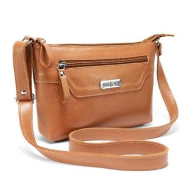 Imagem de Bolsa Feminina em Couro Legitimo Pequena Alça Transversal dia à dia Road Seven-Feminino