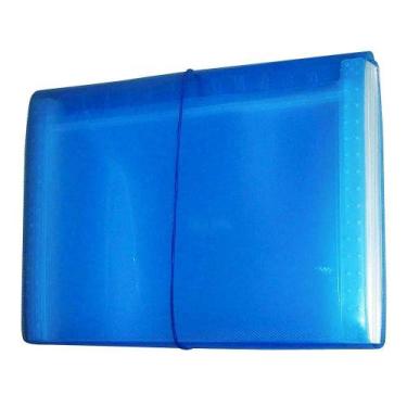 Imagem de Pasta Sanfonada Acp Duplicata 12 Divisórias 1012 Azul