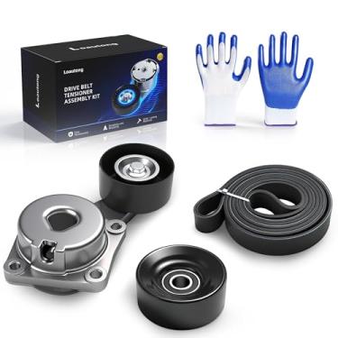 Imagem de Loautong Kit de tensor de correia de transmissão para Ford Econoline E-150/E-250/E-350, para E-350 Club Wagon/Excursion/Expedition, para F-150/F-250/F-350 Super Duty, 1997-2005, 4.6/5.4/6.8L, 90K