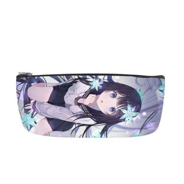 Imagem de Bolsa de lápis Hyoukas de poliéster de grande capacidade impermeável 2