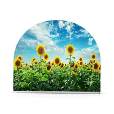 Imagem de Lindo porta-guardanapos de girassóis para mesas, porta-guardanapos de Halloween para cozinha, porta-guardanapos de mesa, porta-guardanapos de coquetel, porta-guardanapos de papel643