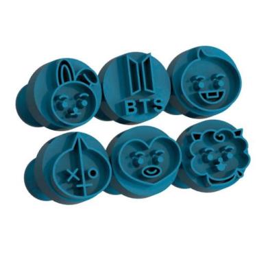 Imagem de Kit Carimbo Marcador Brigadeiros BTS Molde Festa Confeitaria Aniversar