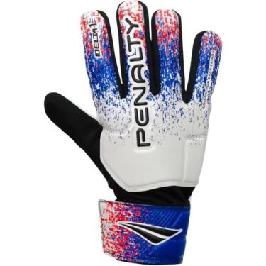 Imagem de Luva De Goleiro Futebol Penalty Delta I Para Todos os Pisos, Branco, 9