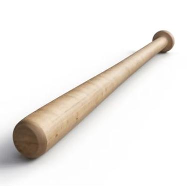 Imagem de Taco de Beisebol Profissional em Madeira Maciça, Decorativo, Reforçado para Jogos e Treinamento