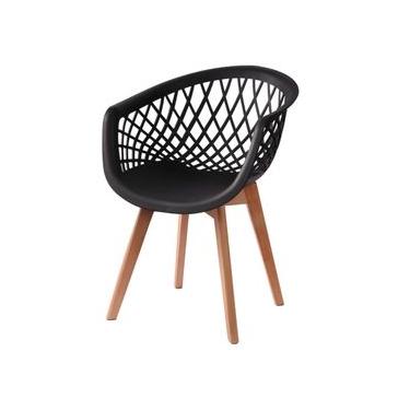 Imagem de Cadeira Web Wood Preta