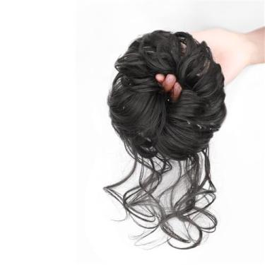 Imagem de Extensões de cabelo de rabo de cavalo sintético ondulado encaracolado cacheado para mulheres