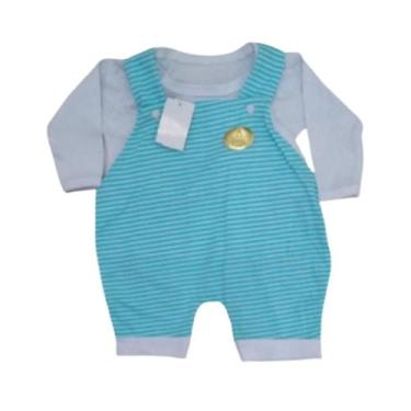 Imagem de Macacão  jardineira para bebê Menino - Duda Baby