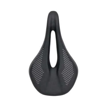 Imagem de Sela De Carbono Super Leve ELITA ONE 90g 240x143mm Para Bicicleta MTB 
