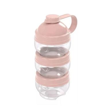 Imagem de Dosador De Leite Em Pó Gire e Trave Com 3 Compartimentos Baby Plasútil