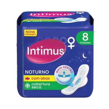 Imagem de Absorvente Externo Íntimos Noturno Seca com Abas 8 Unidades - Intimus