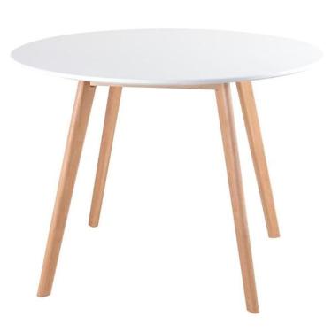 Imagem de Mesa De Jantar Redonda Leda 120cm Branca